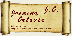 Jasmina Orlović vizit kartica